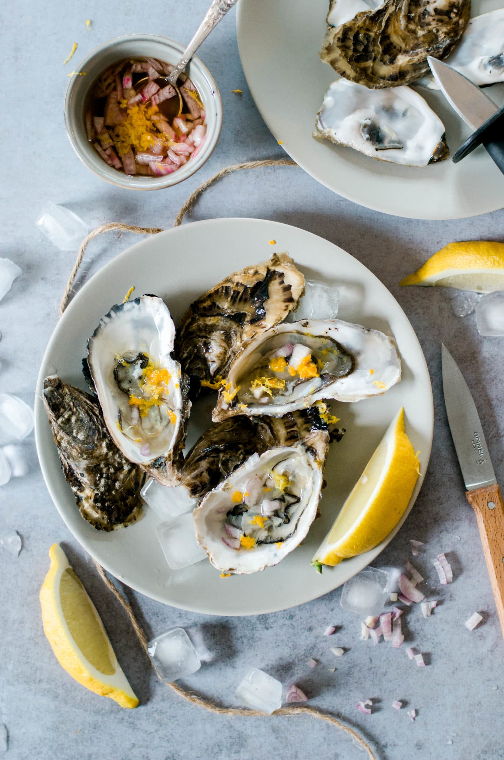 Oysters with Mignonette Sauce Recipe