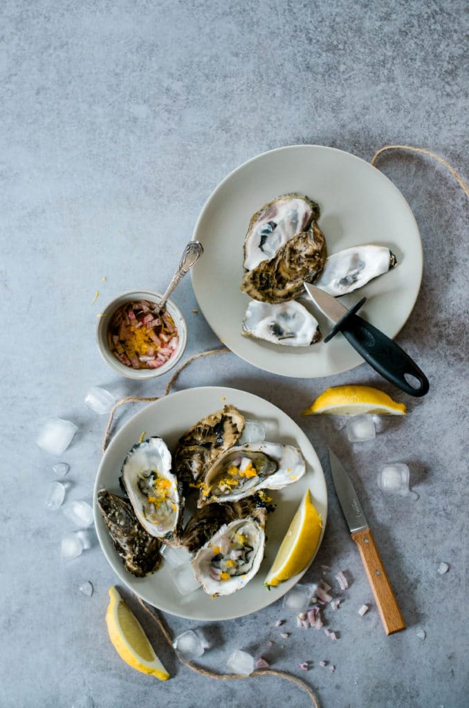 Oysters with Mignonette Sauce Recipe