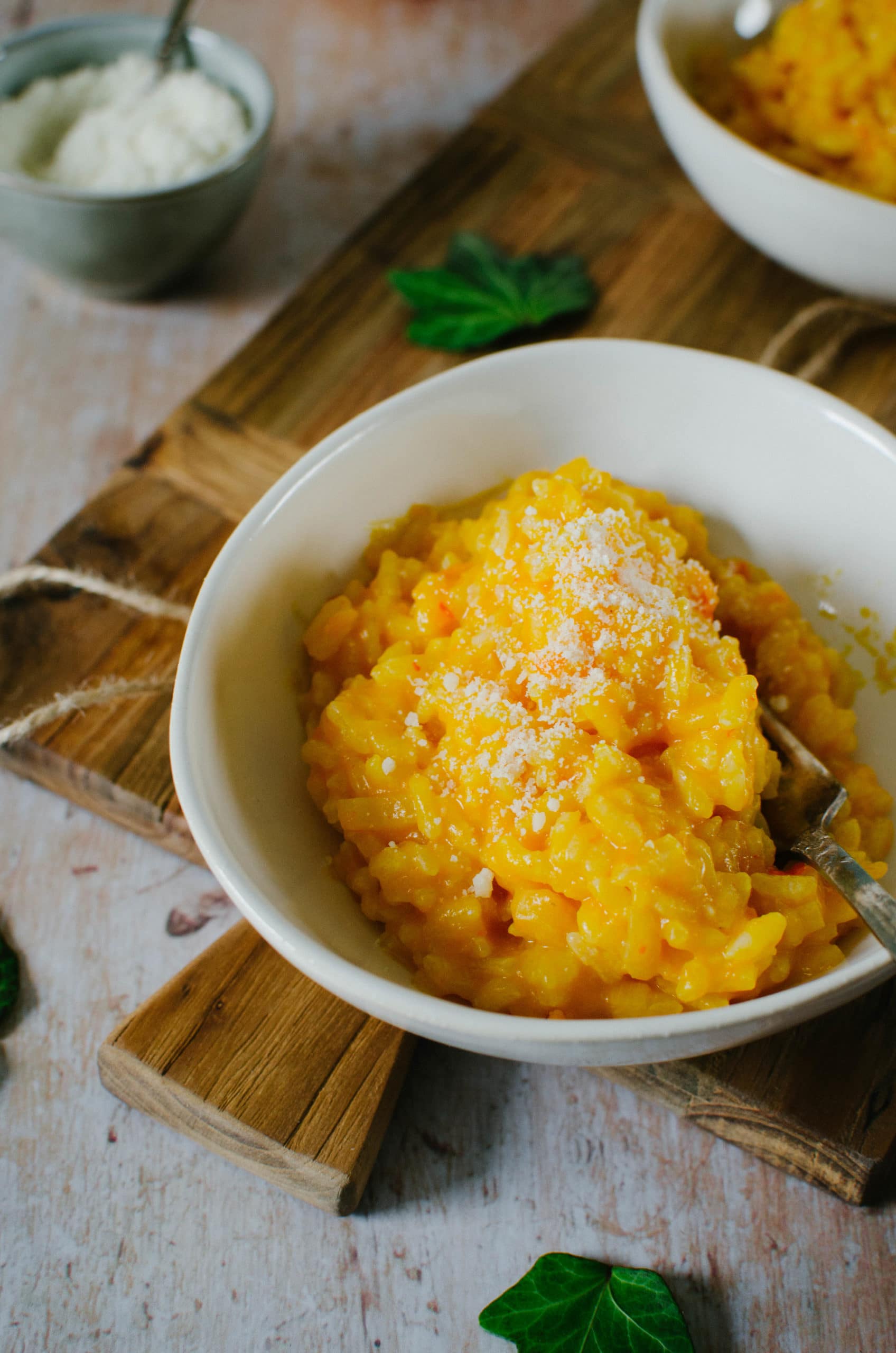 Risotto au potimarron et pecorino