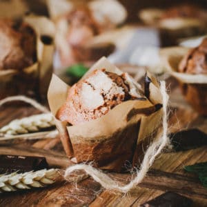 Muffins poire et chocolat