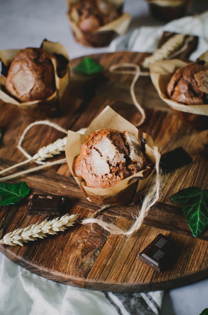 Muffins poire et chocolat