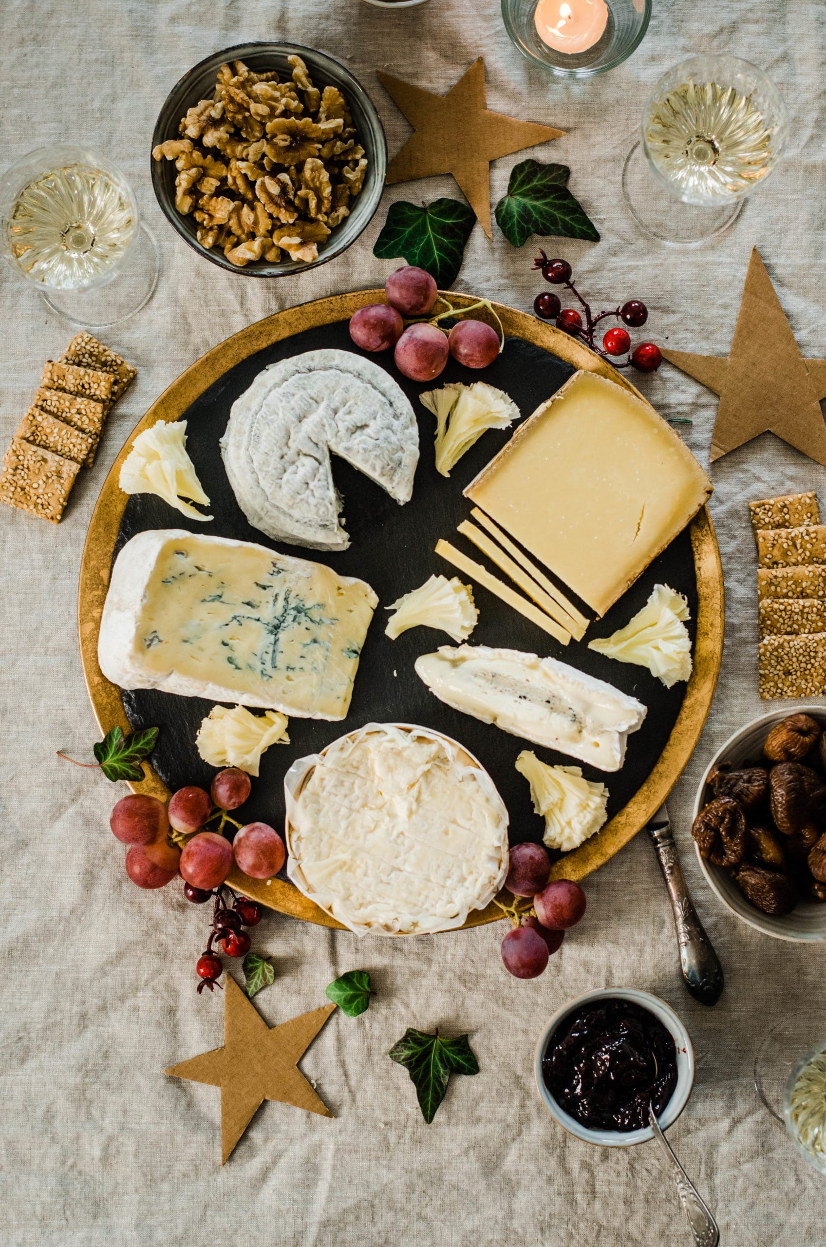 Plateau de fromages parfait pour Noël