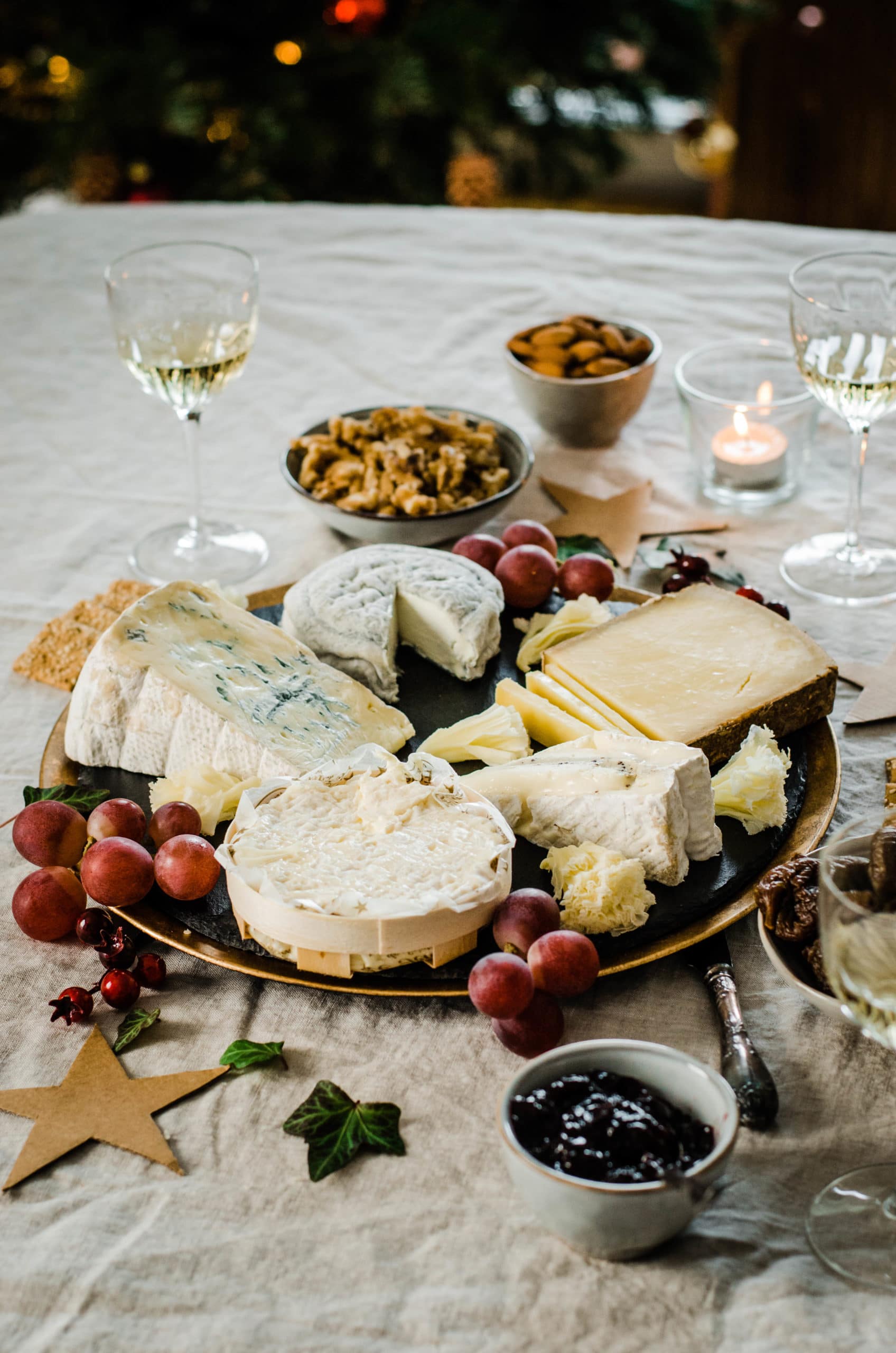 Plateau de fromages parfait pour Noël