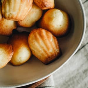 Madeleines au citron