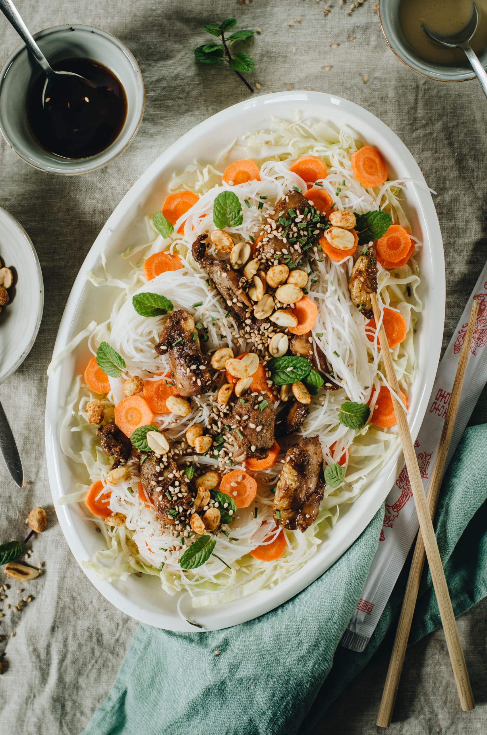 Salade vietnamienne au poulet