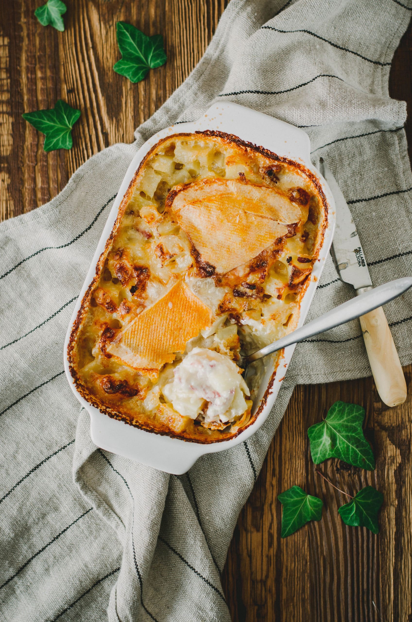 Recette Tartiflette au reblochon et aux lardons