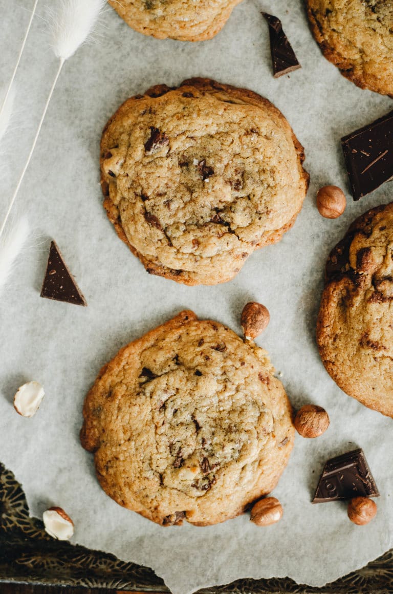 Cookies moelleux chocolat et noisette