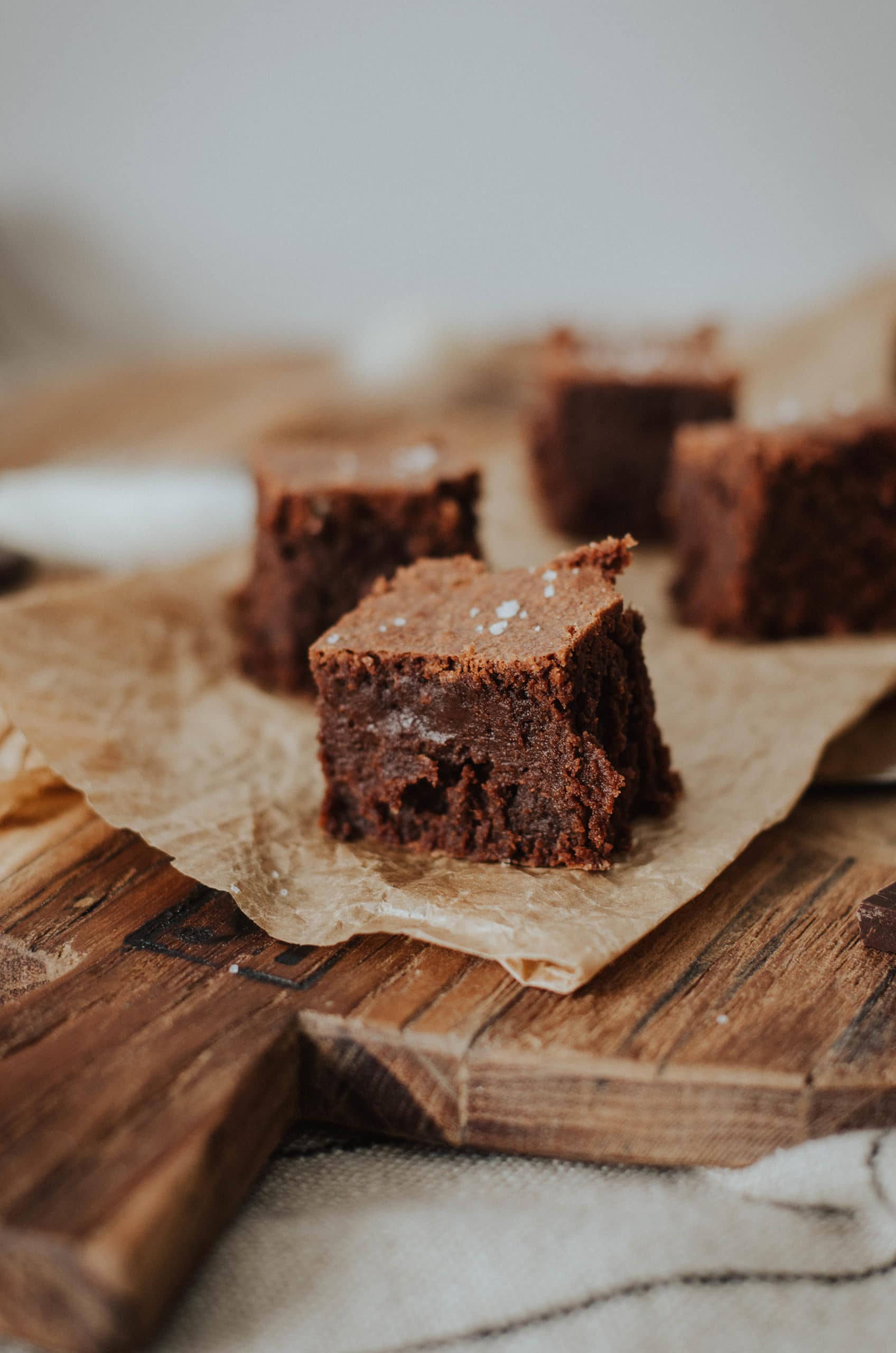 Fondant au chocolat et fleur de sel