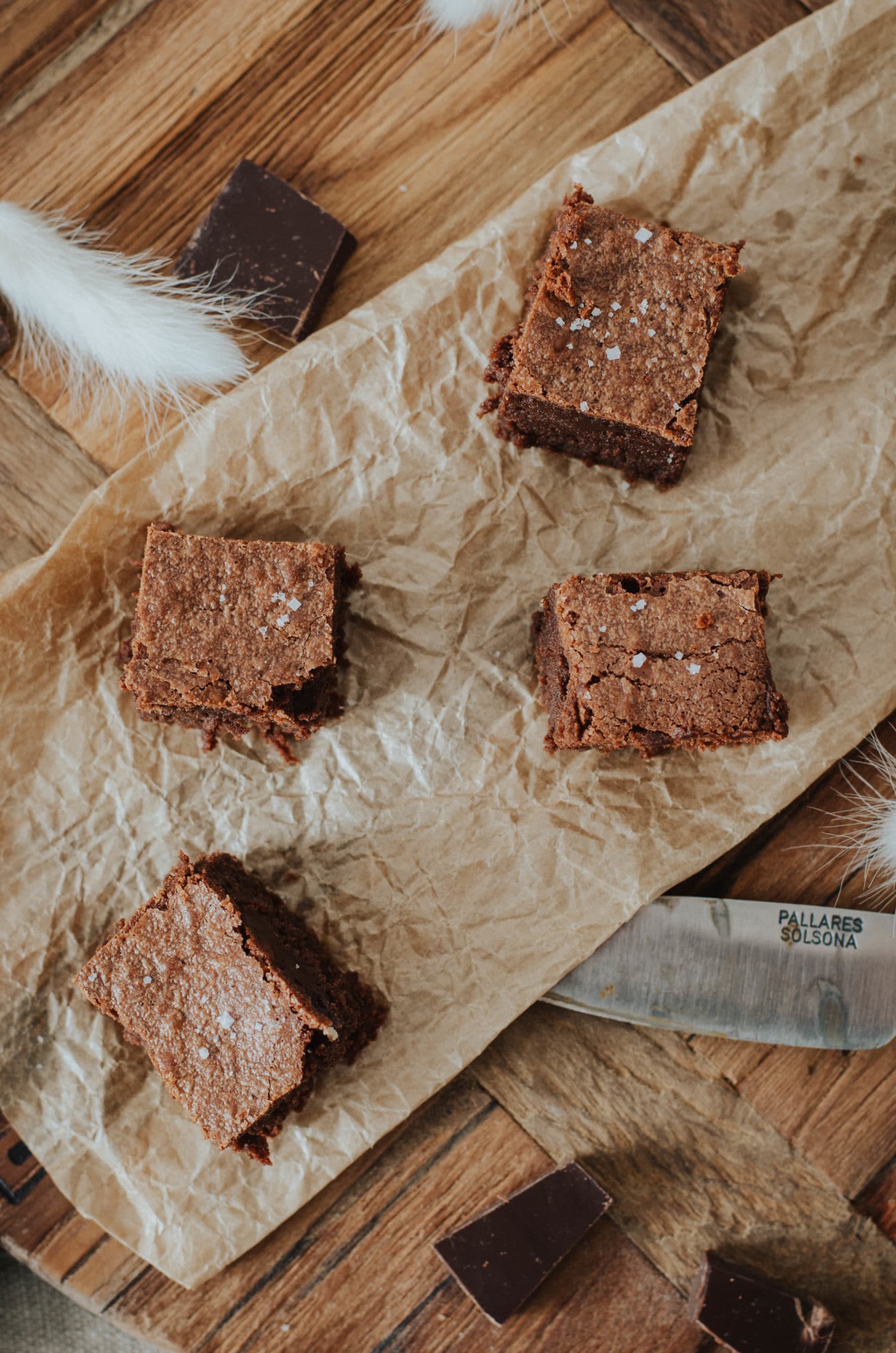 Fondant au chocolat et fleur de sel