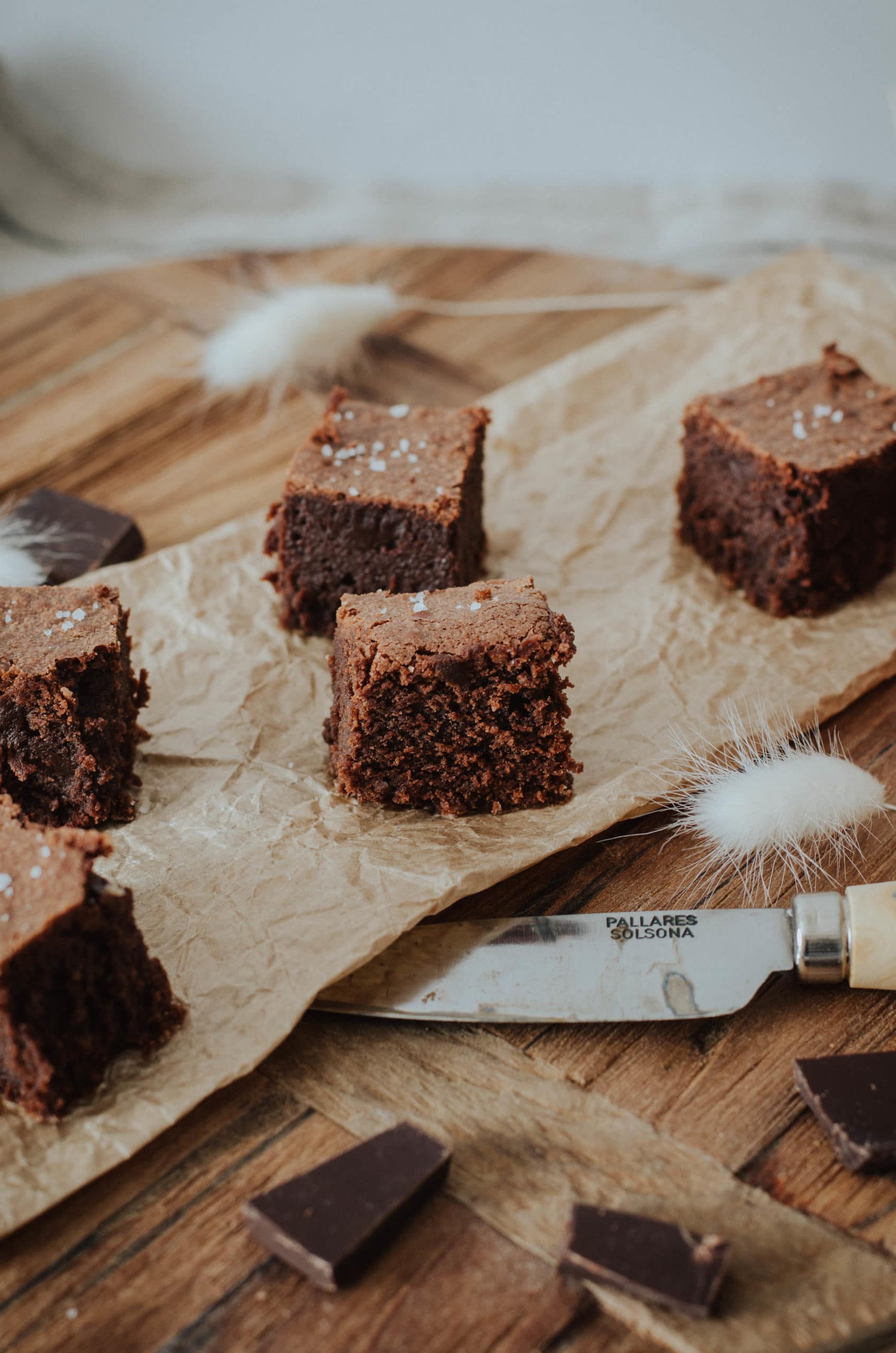 Fondant au chocolat et fleur de sel