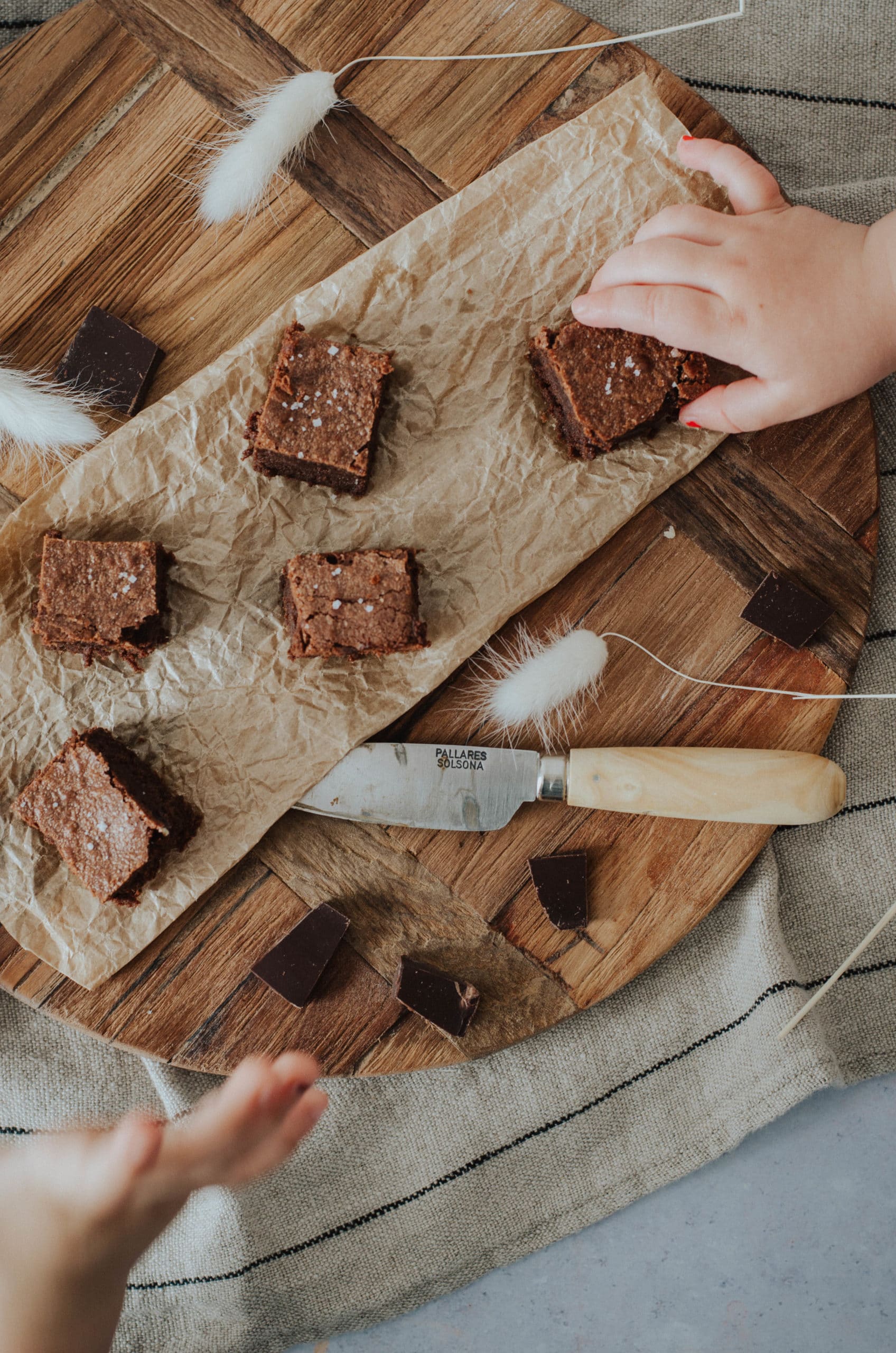 Fondant au chocolat et fleur de sel