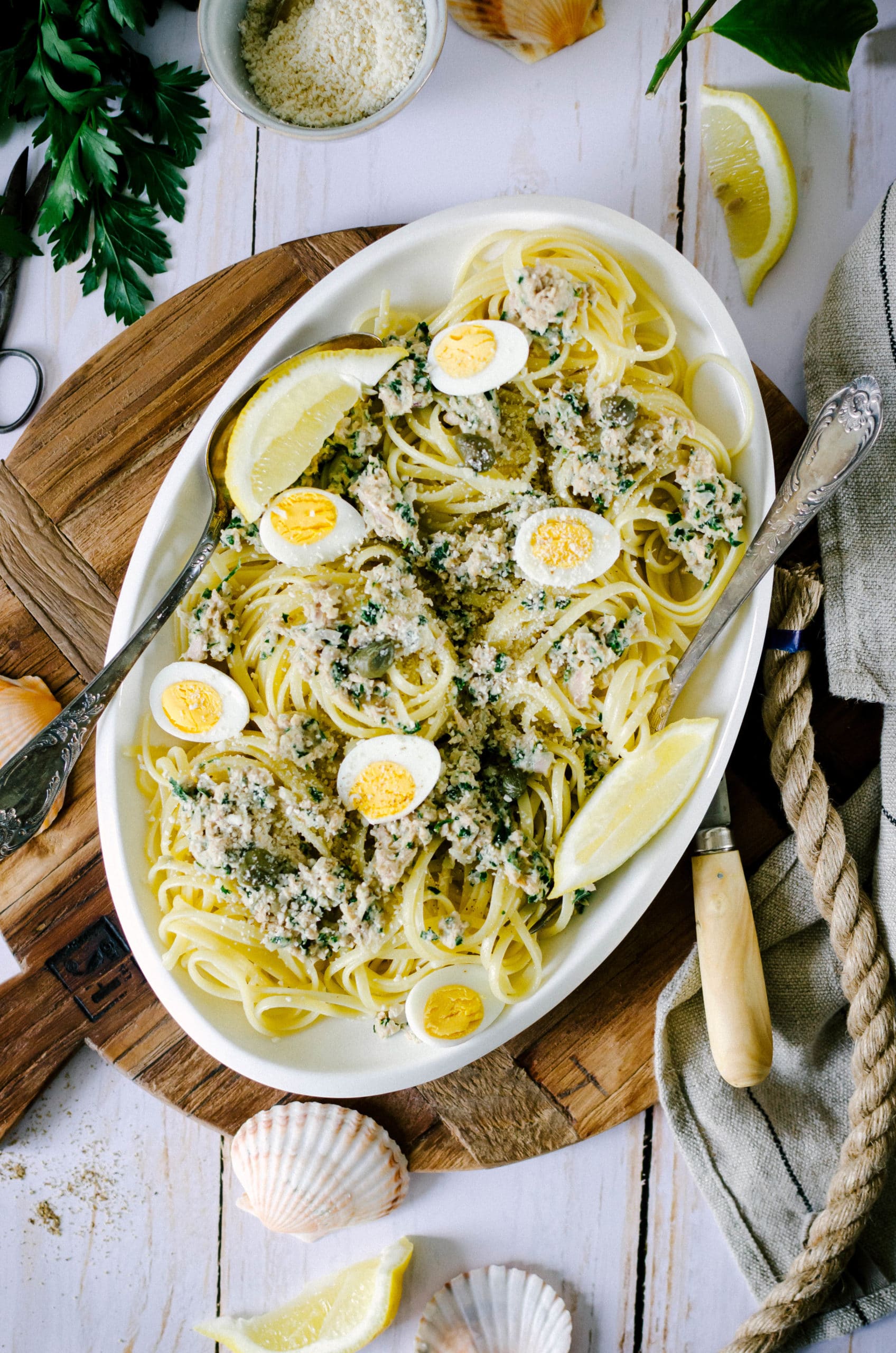 Tuna and Lemon Creamy Pasta recipe