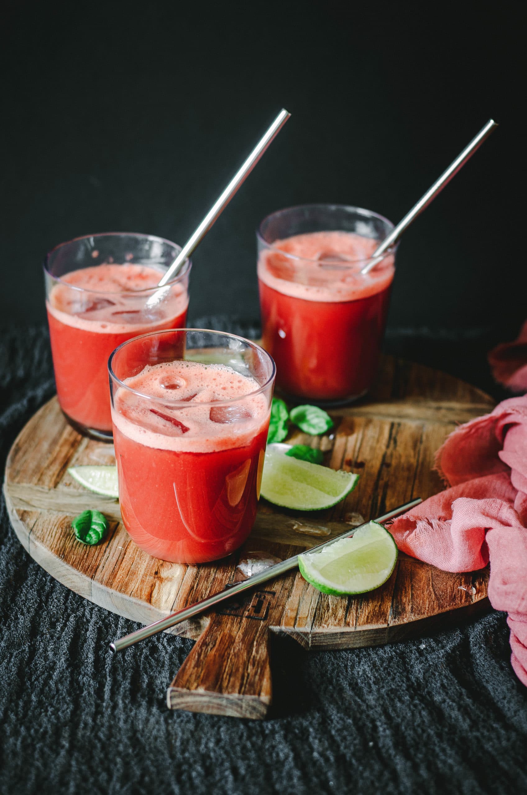 Watermelon Mint and Lime Juice Recipe