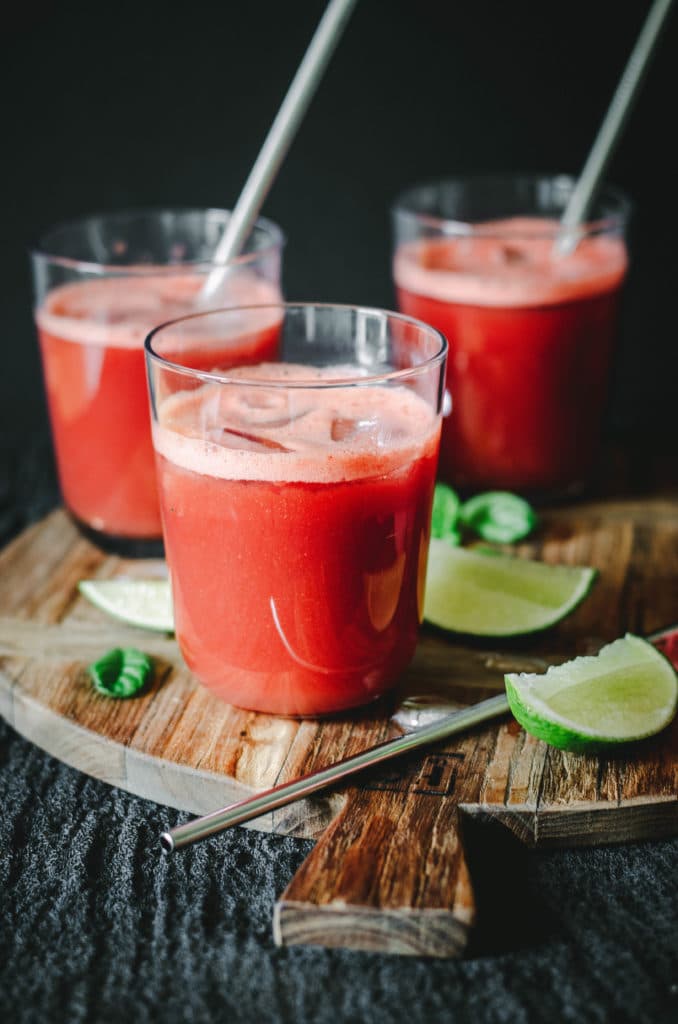 Watermelon Mint and Lime Juice Recipe