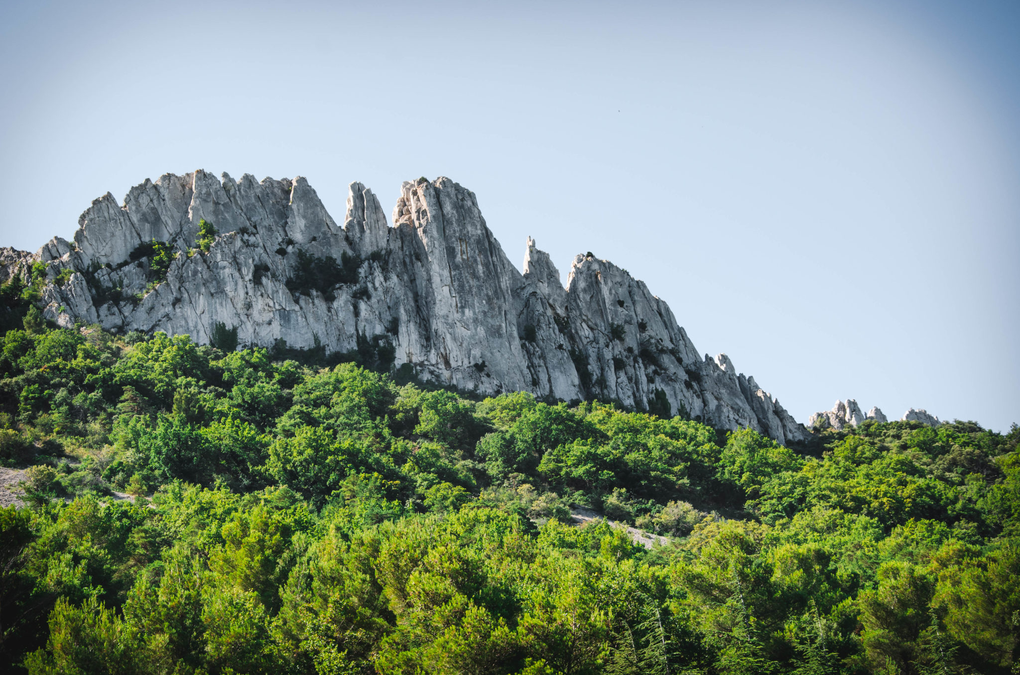Superbe balade dans les Dentelles de Montmirail, Provence