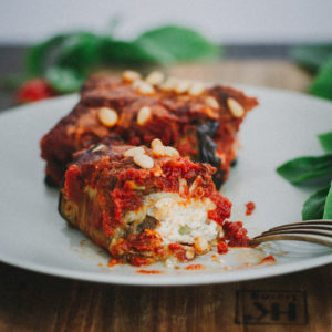 Cannelloni d'aubergine à la ricotta