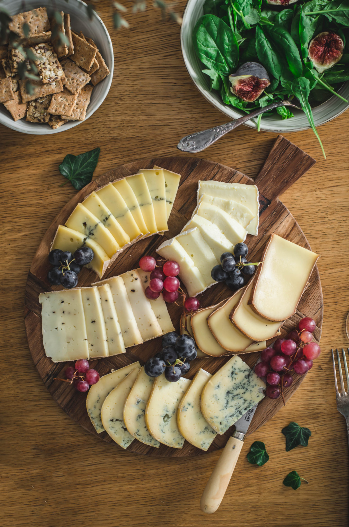 Selection of cheeses