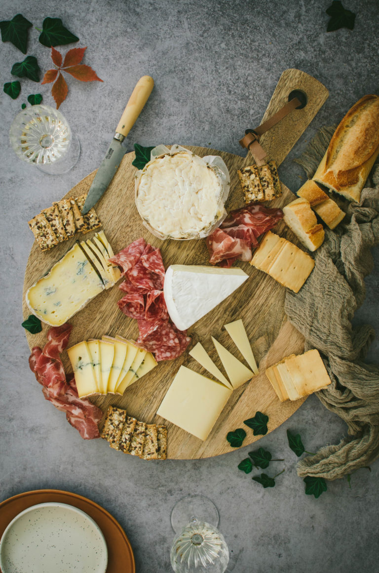 plateau fromages charcuteries