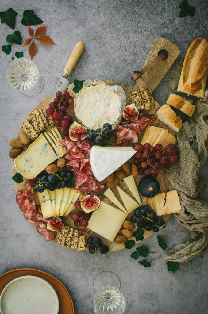 plateau fromages charcuteries