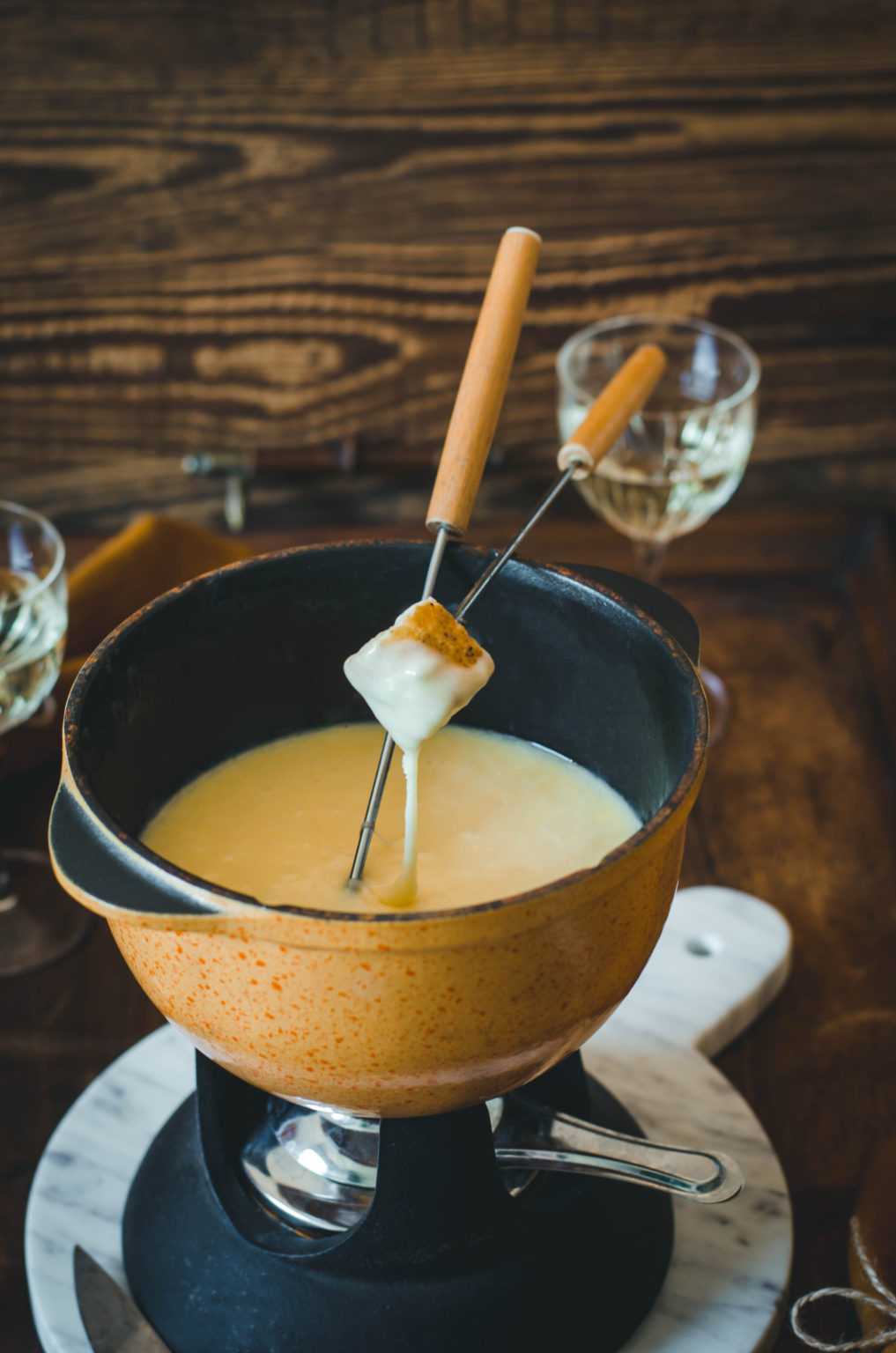 Fondue Suisse Moitié Moitié Aux 2 Fromages Recette Facile 