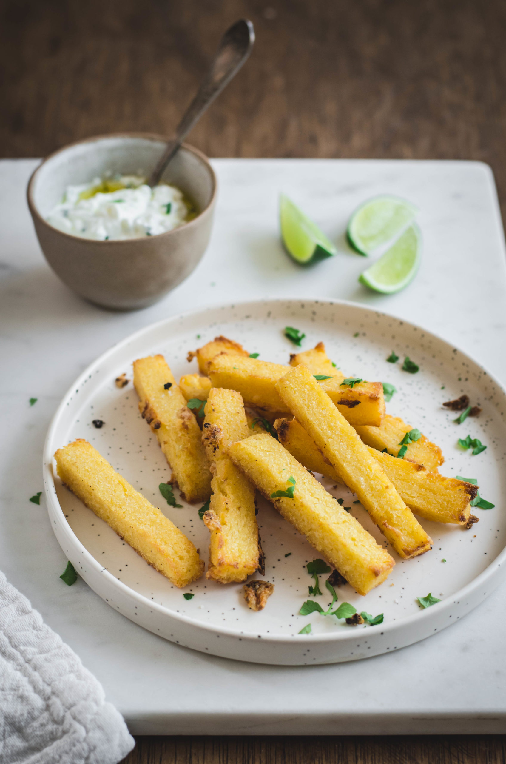 frites de polenta au four