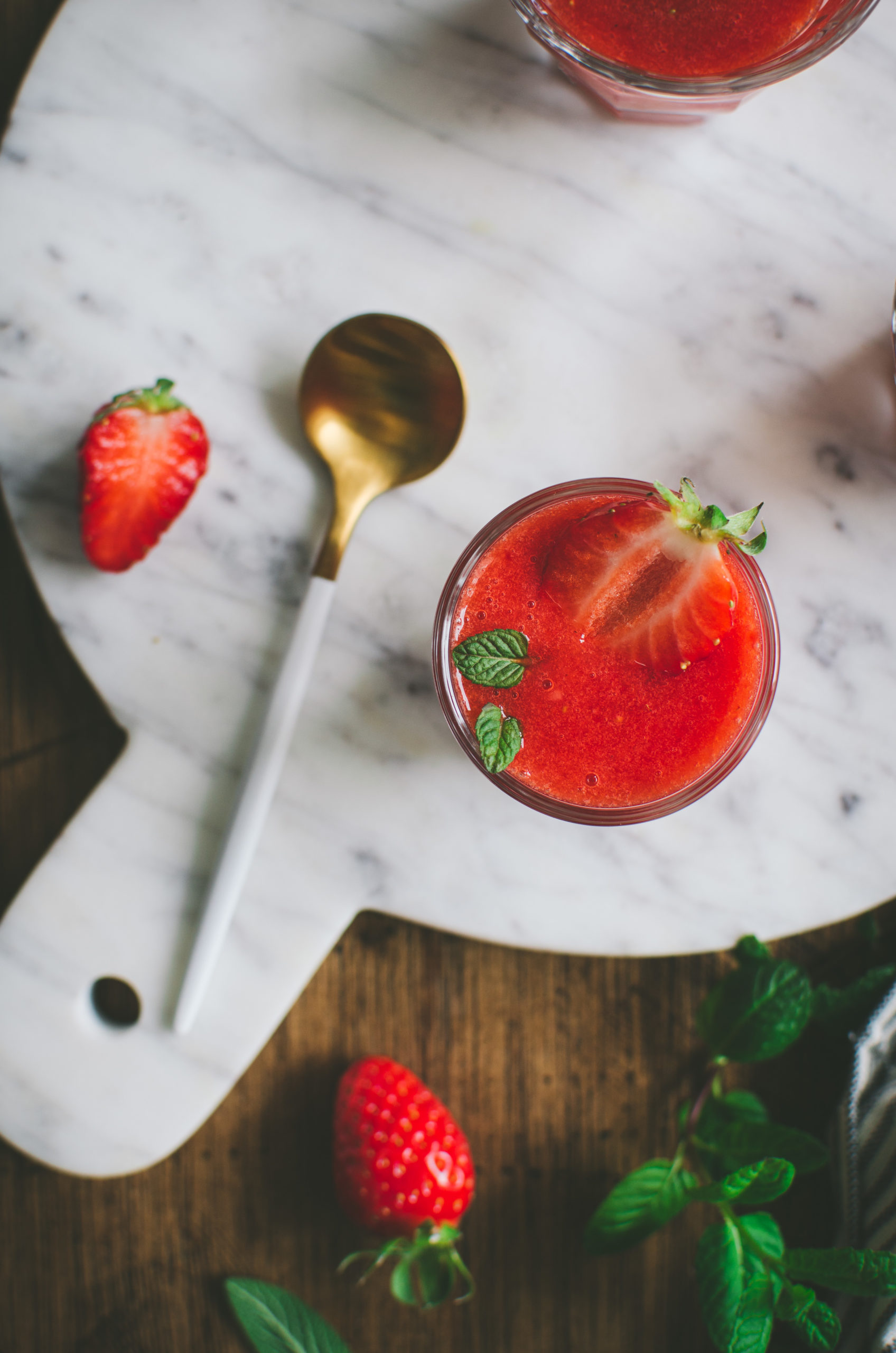 jus de fraises maison