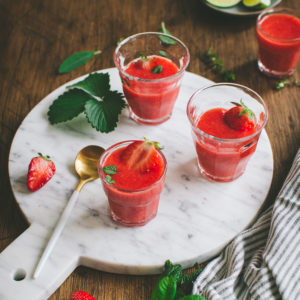 soupe de fraise