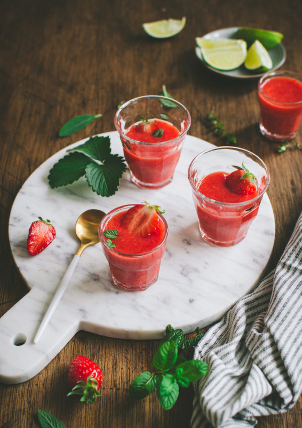 soupe de fraise