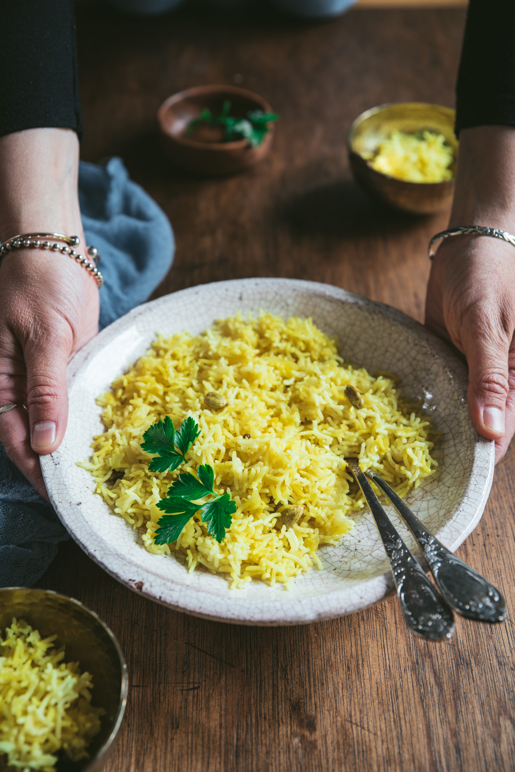 Riz aux épices indiennes