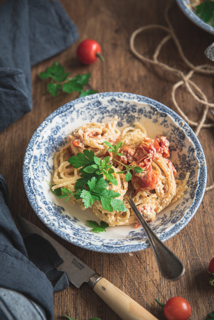 Pâtes feta et tomates rôties au four baked feta pasta - TikTok
