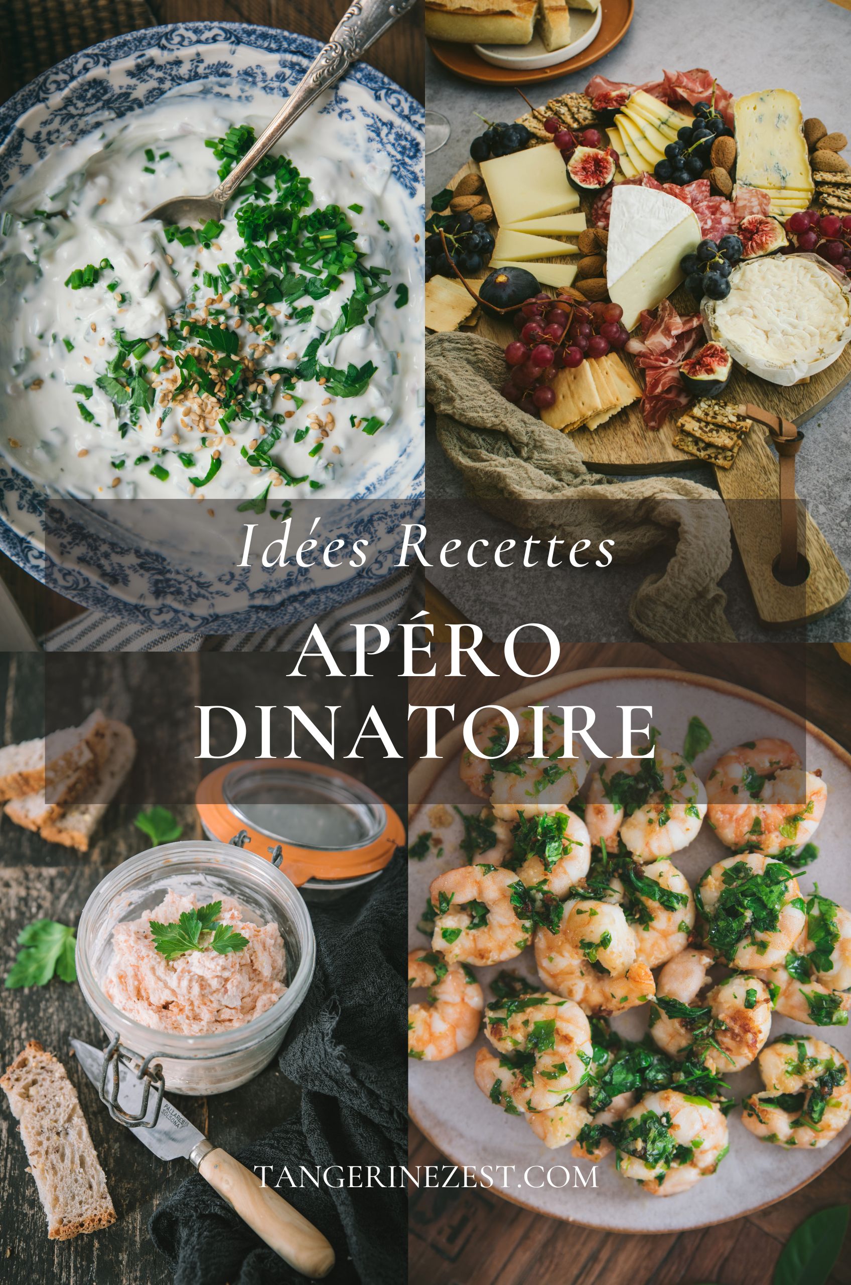 Idées recettes pour un apéro dinatoire maison