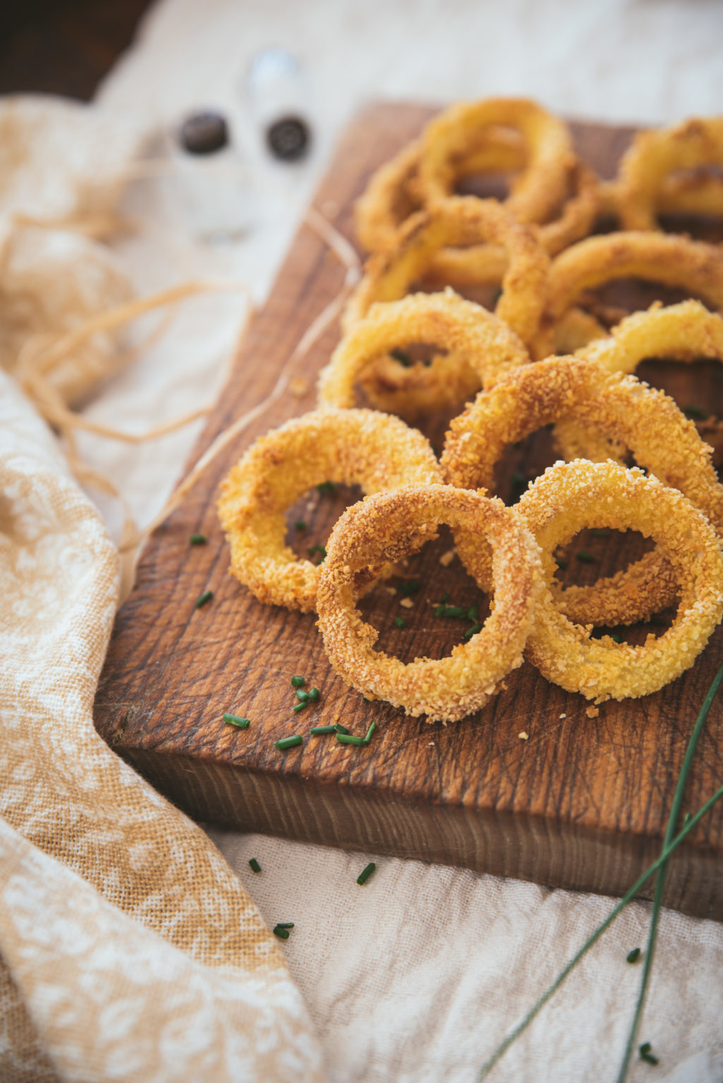Oignon rings au four Recette sans friture pour l'apéritif