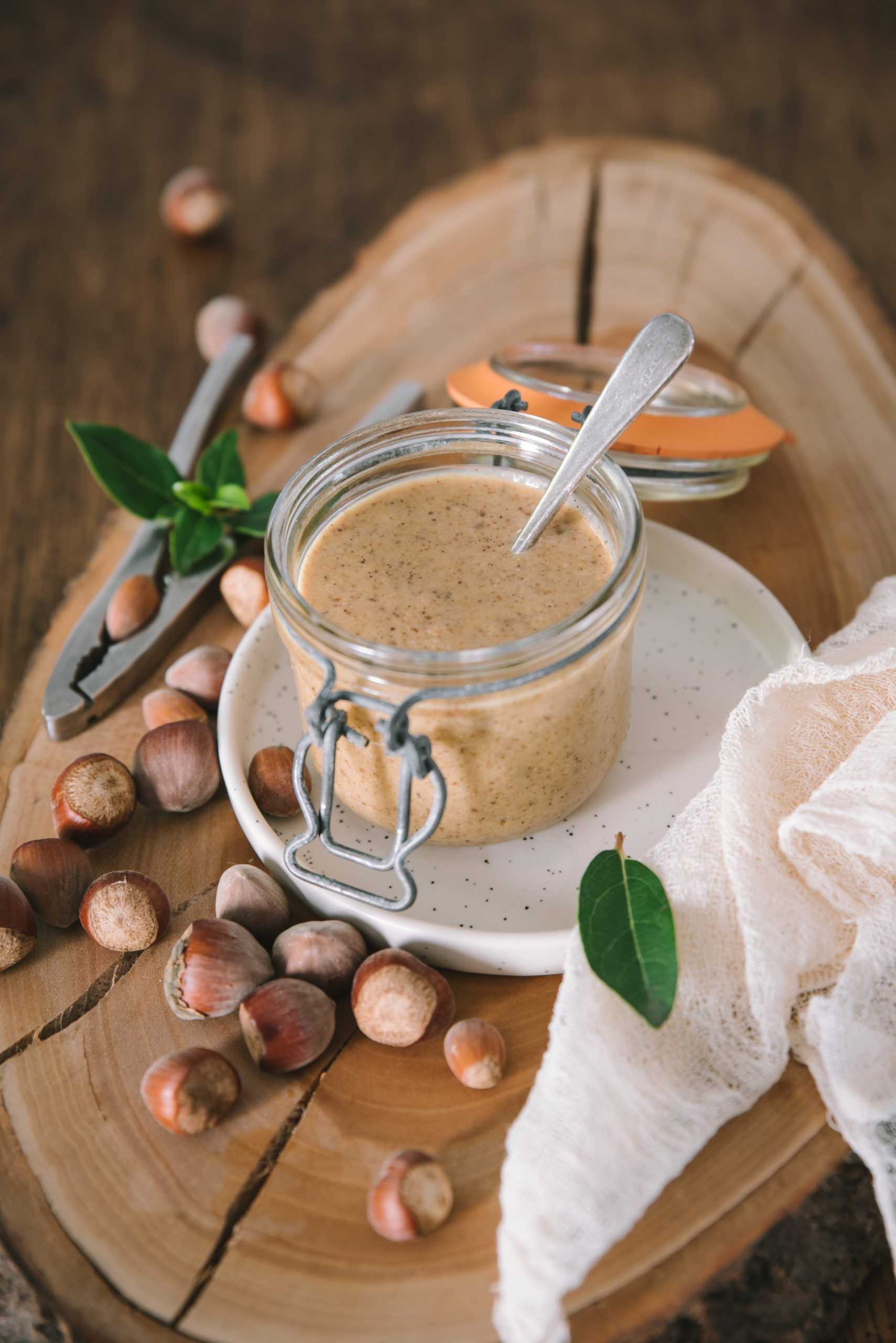 Purée de noisette maison