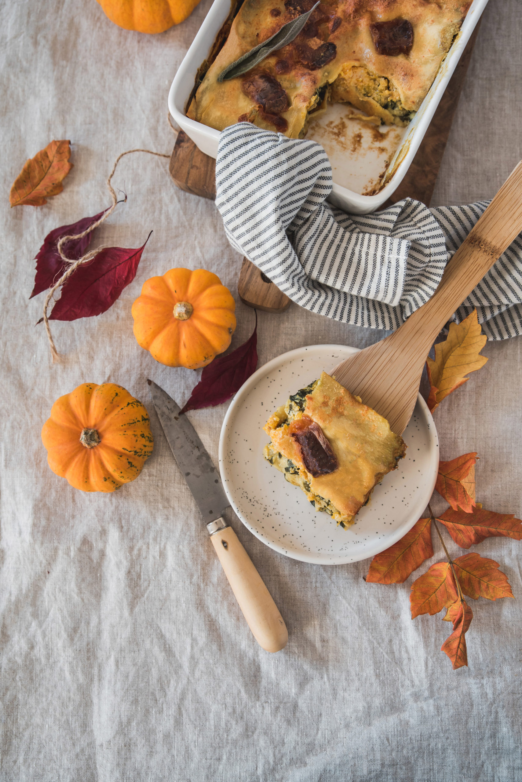 lasagnes végétariennes automne