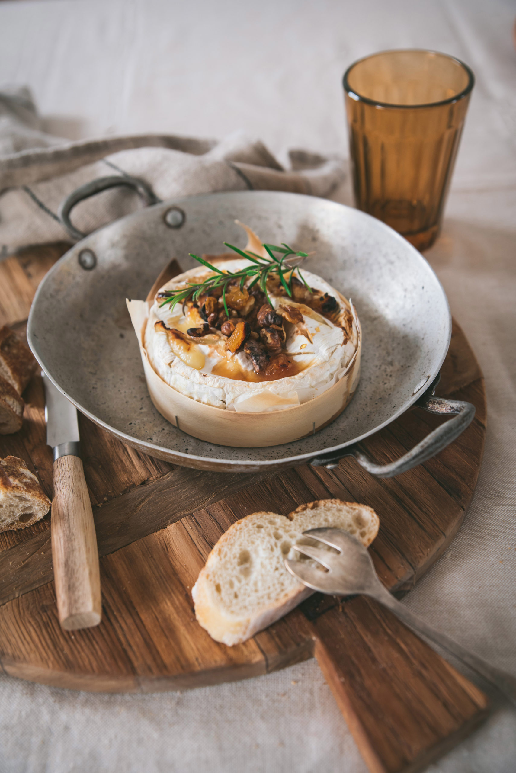 Baked Camembert Cheese French recipe
