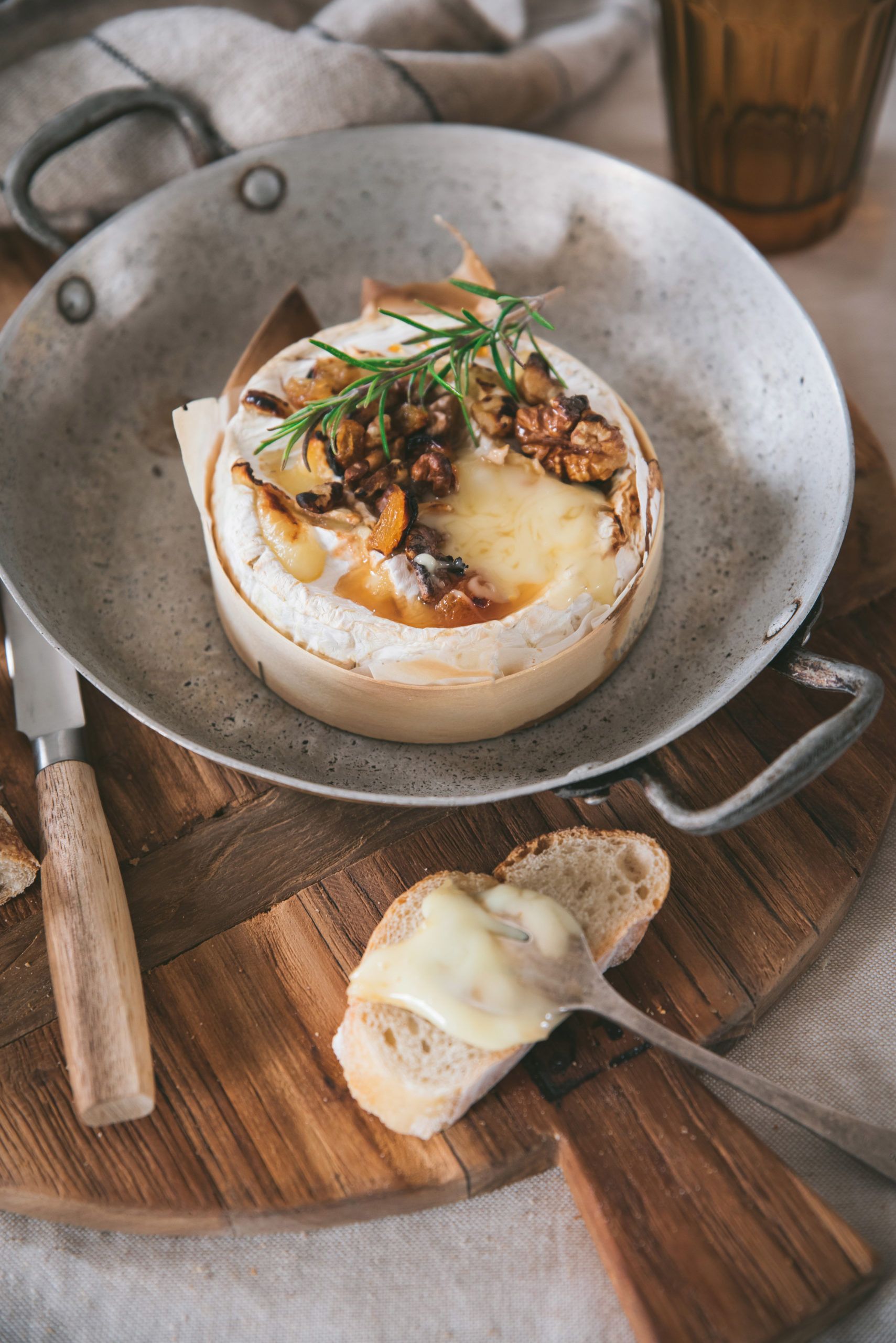 Camembert rôti au four