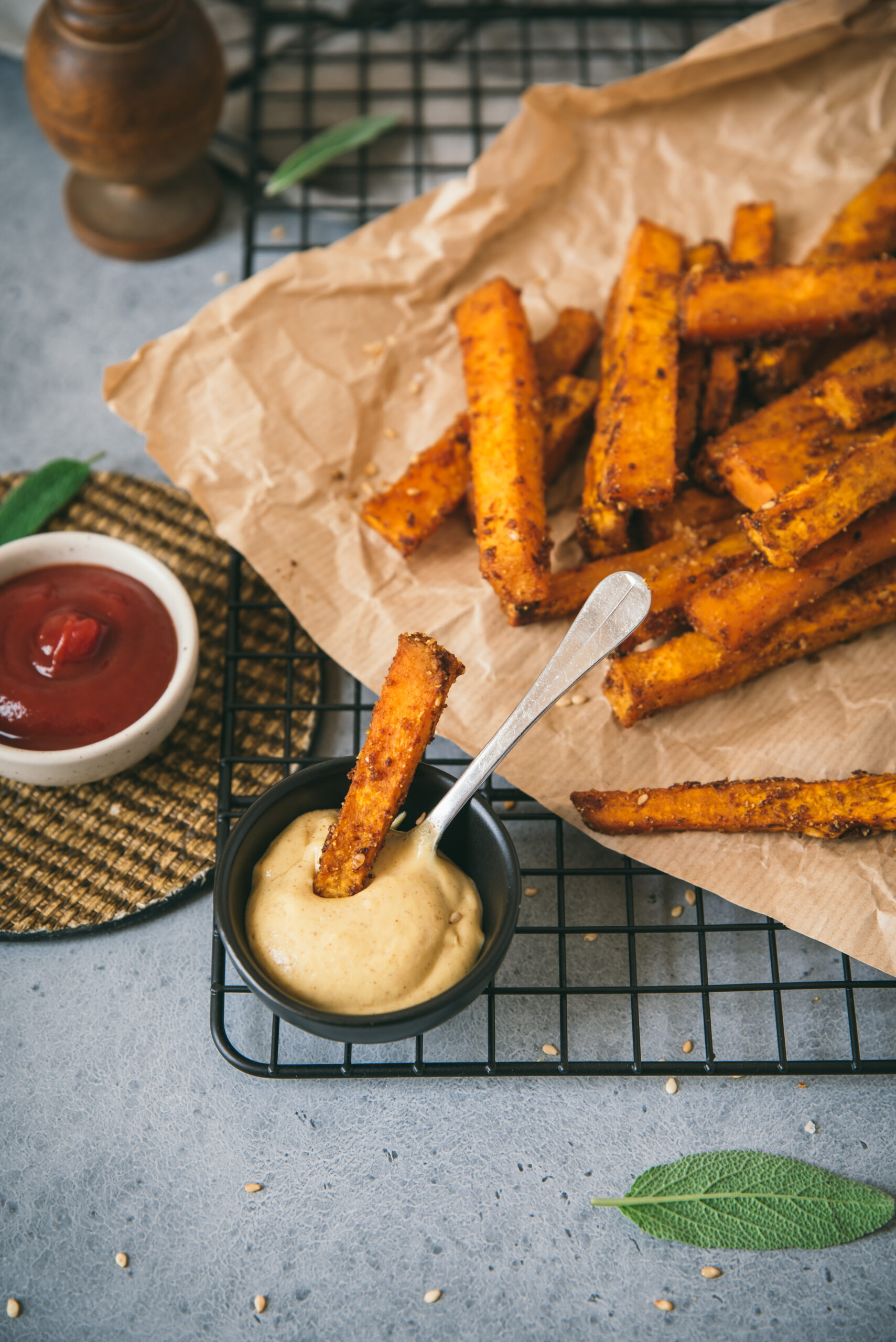 recette facile Frites patate douce au four 