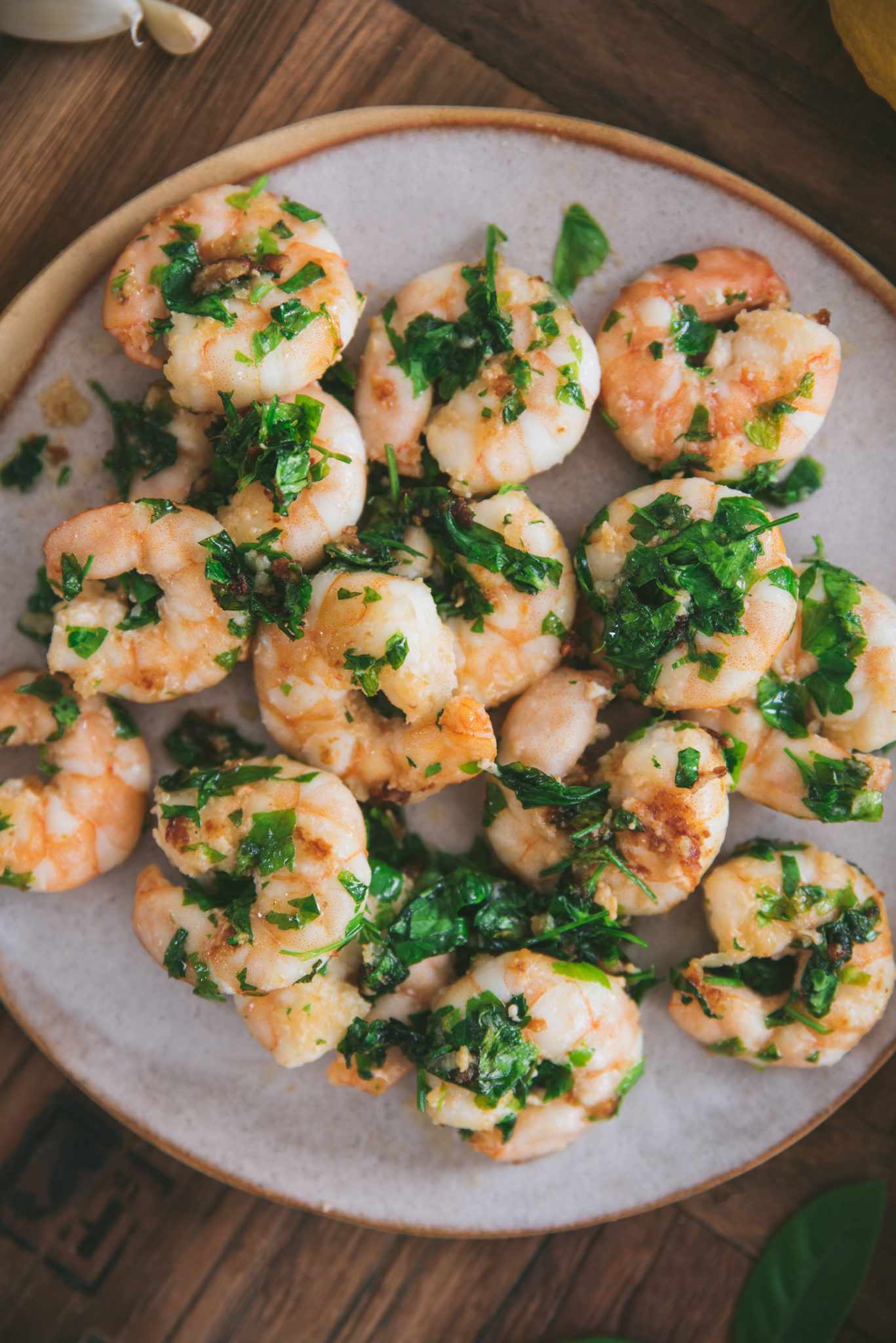 Crevettes Sautées à L'ail Et Persil - Recette - Tangerine Zest