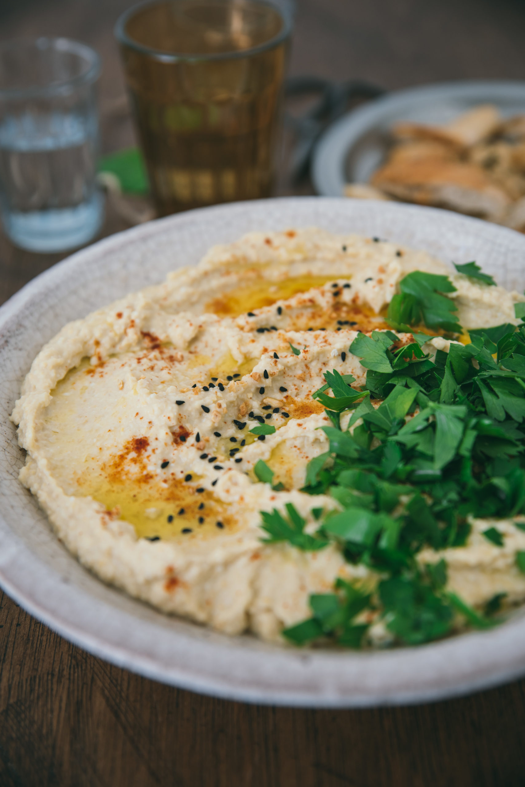 Feta and Lemon Hummus Mezze Platter Recipes