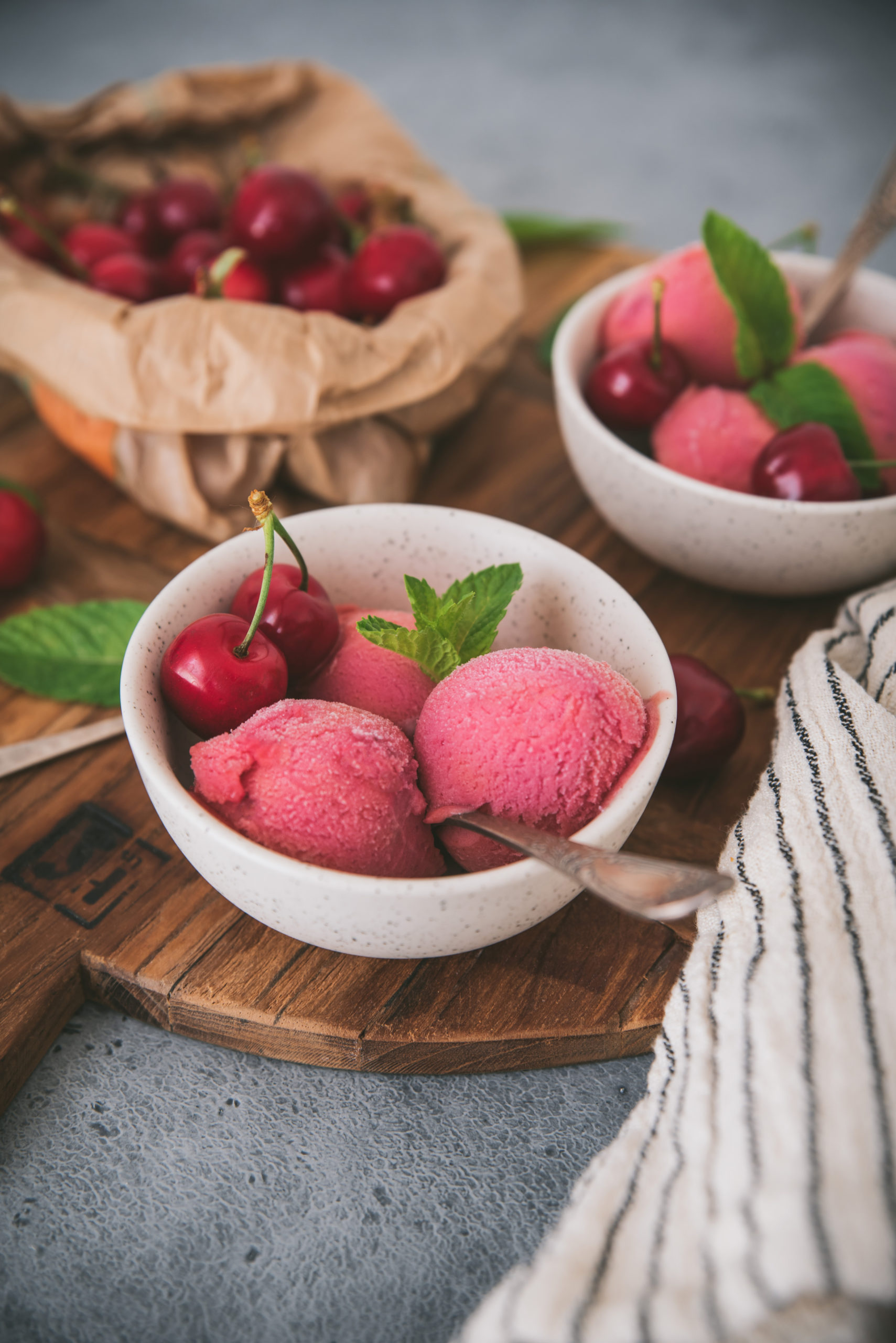 Sorbetière Seb - glaces maison - la cerise sur le maillot