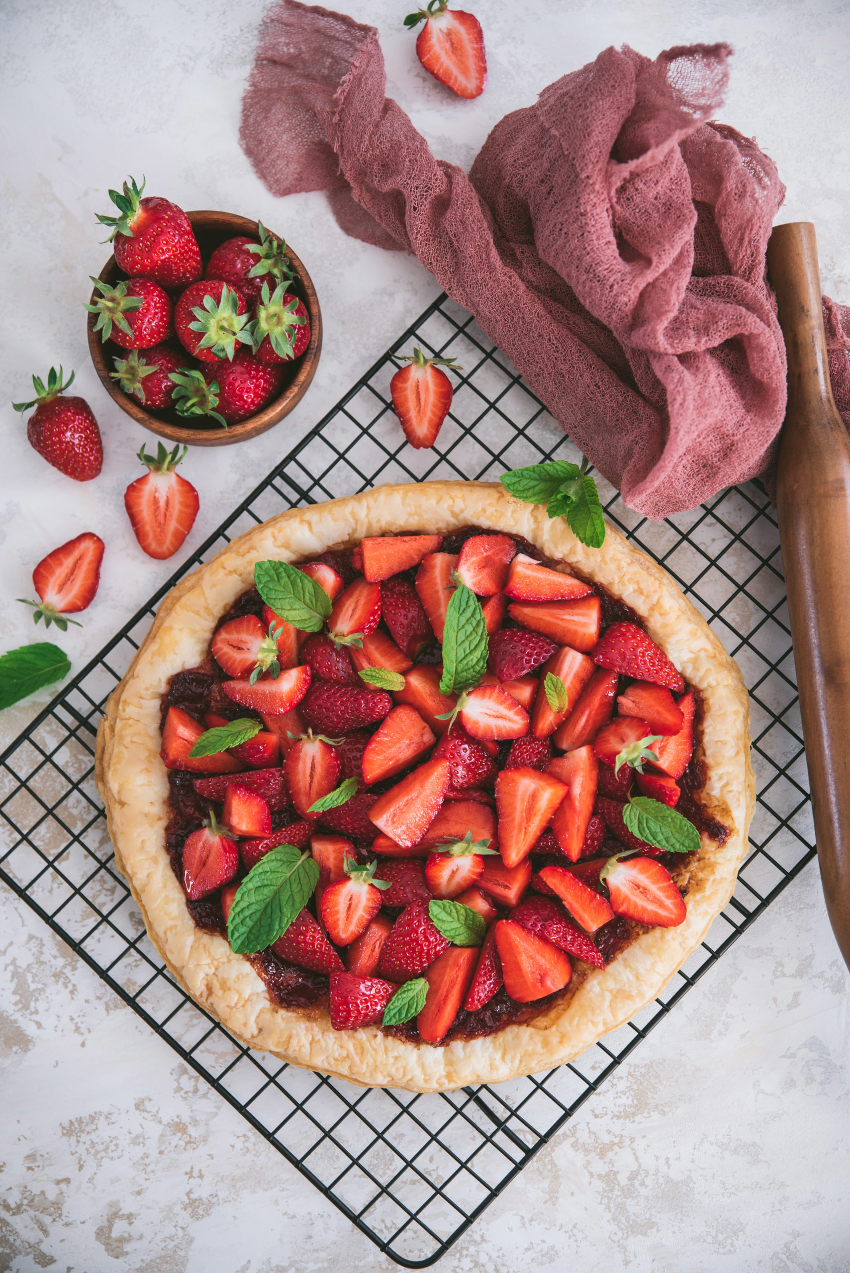 Strawberries Tart Recipe