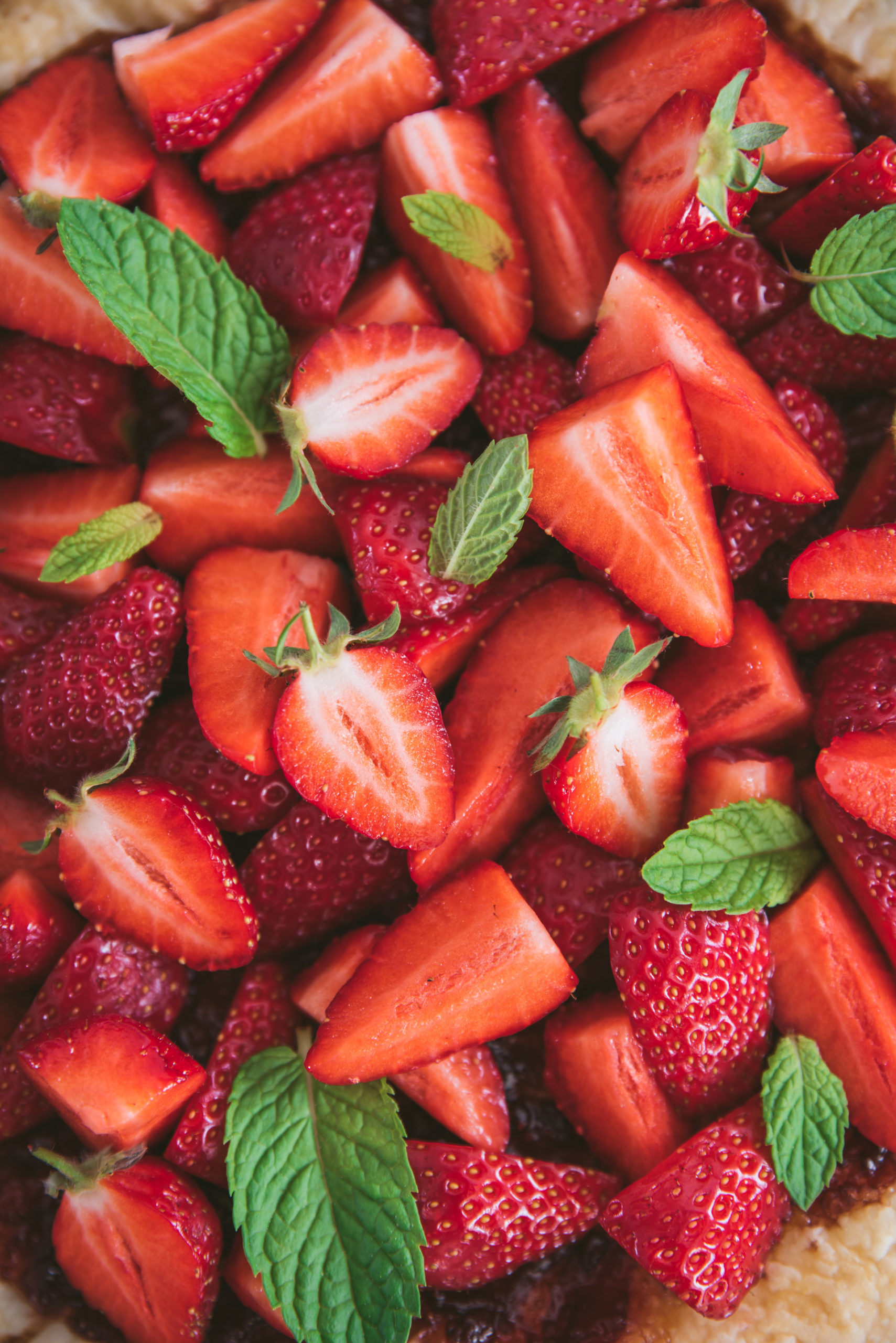 Tarte fine aux fraises