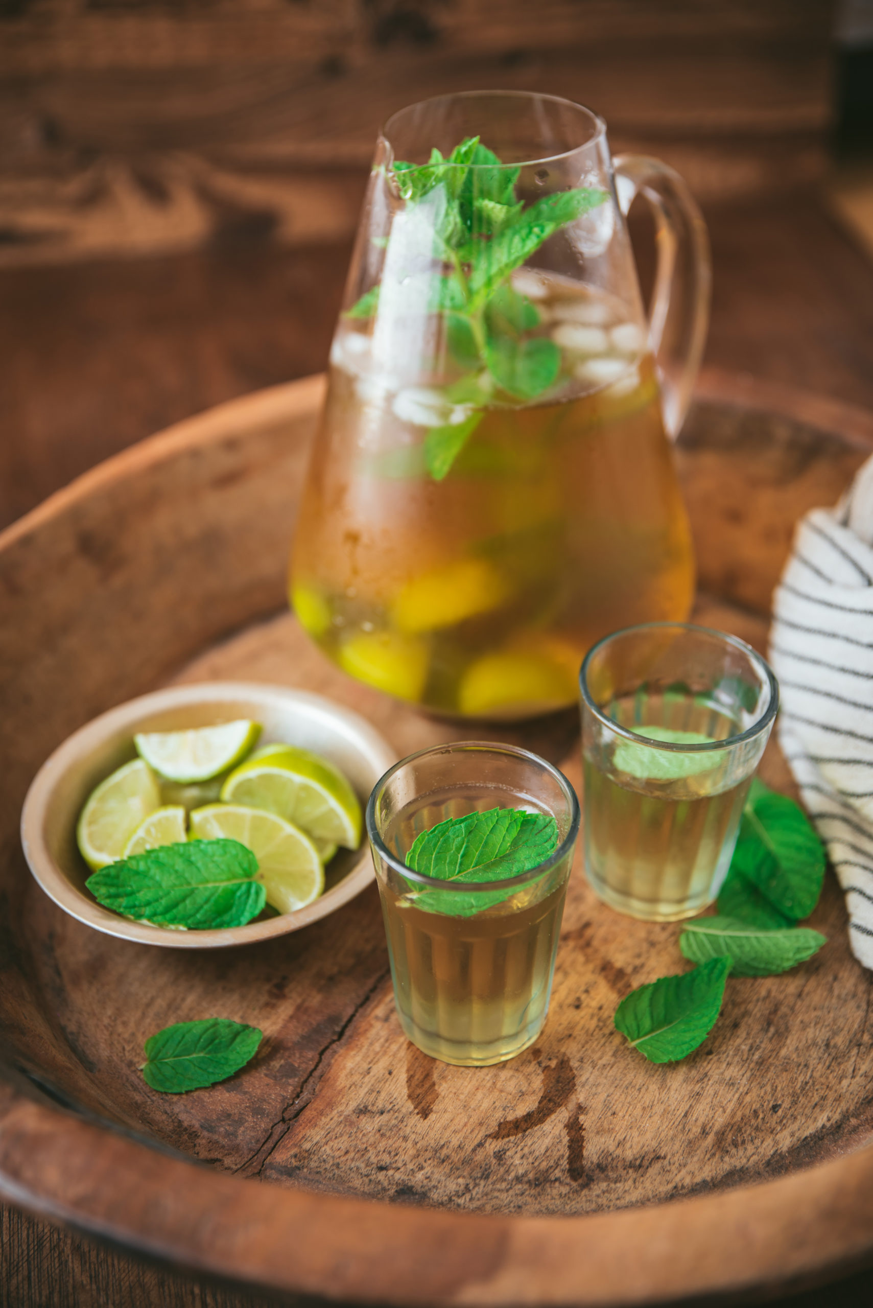 Mint and Lime Iced Tea Recipe