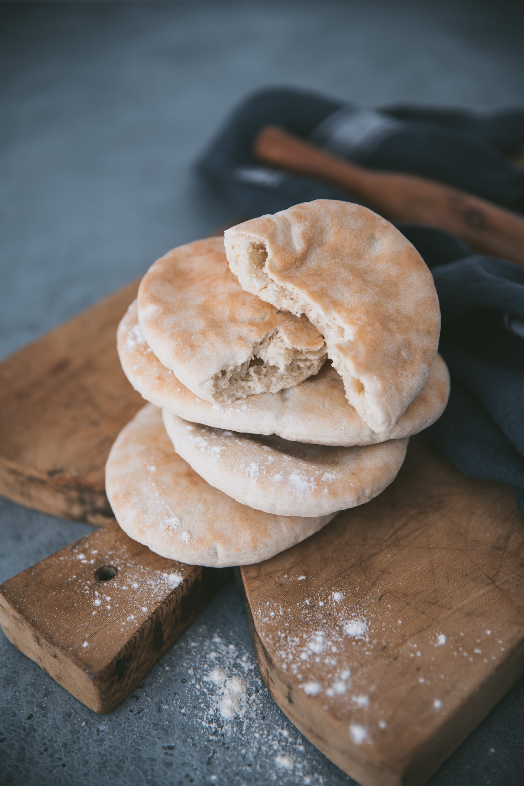 Homemade Pita Bread mezze recipe