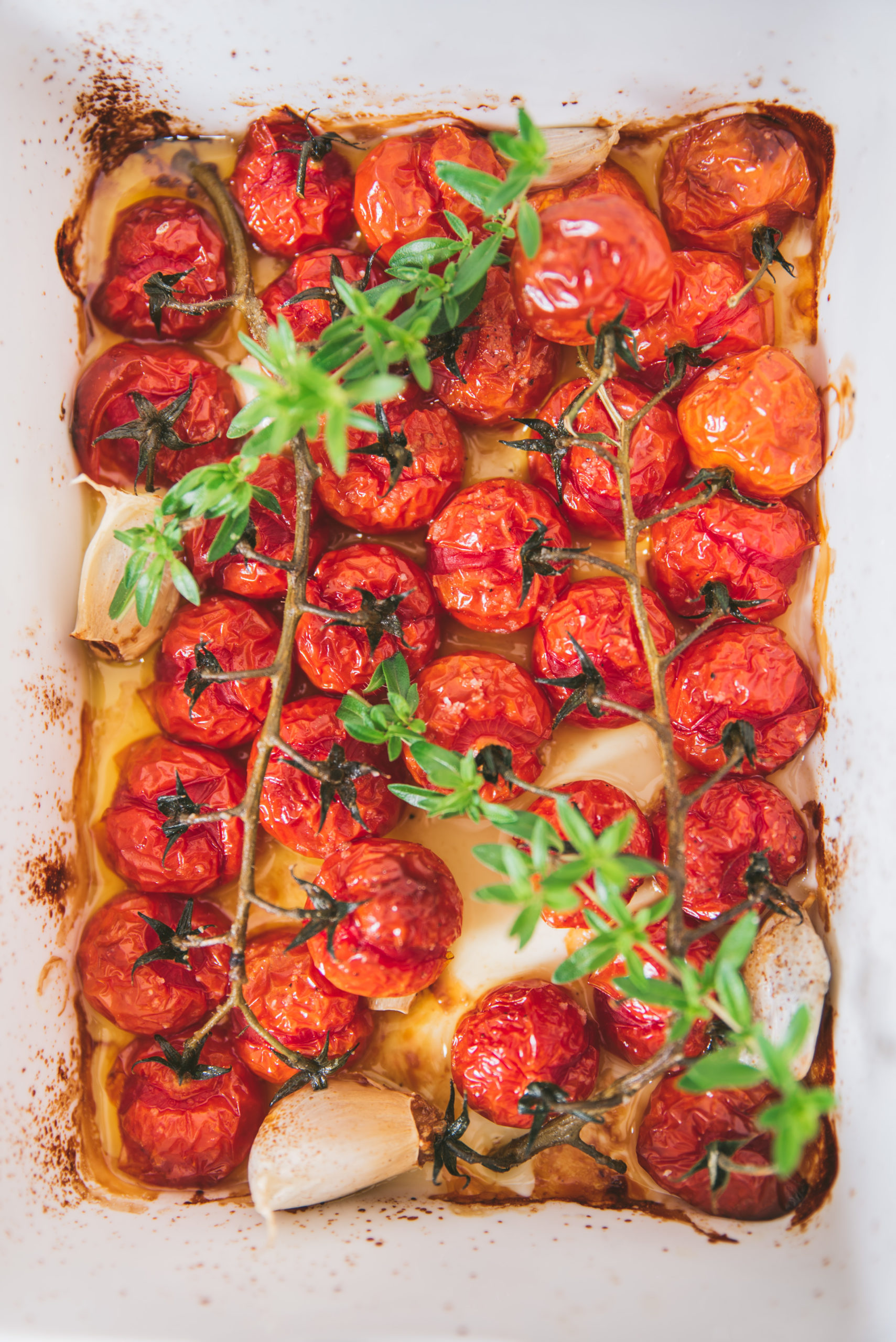 Tomates cerises rôties au four - La Cuisine d'Adeline