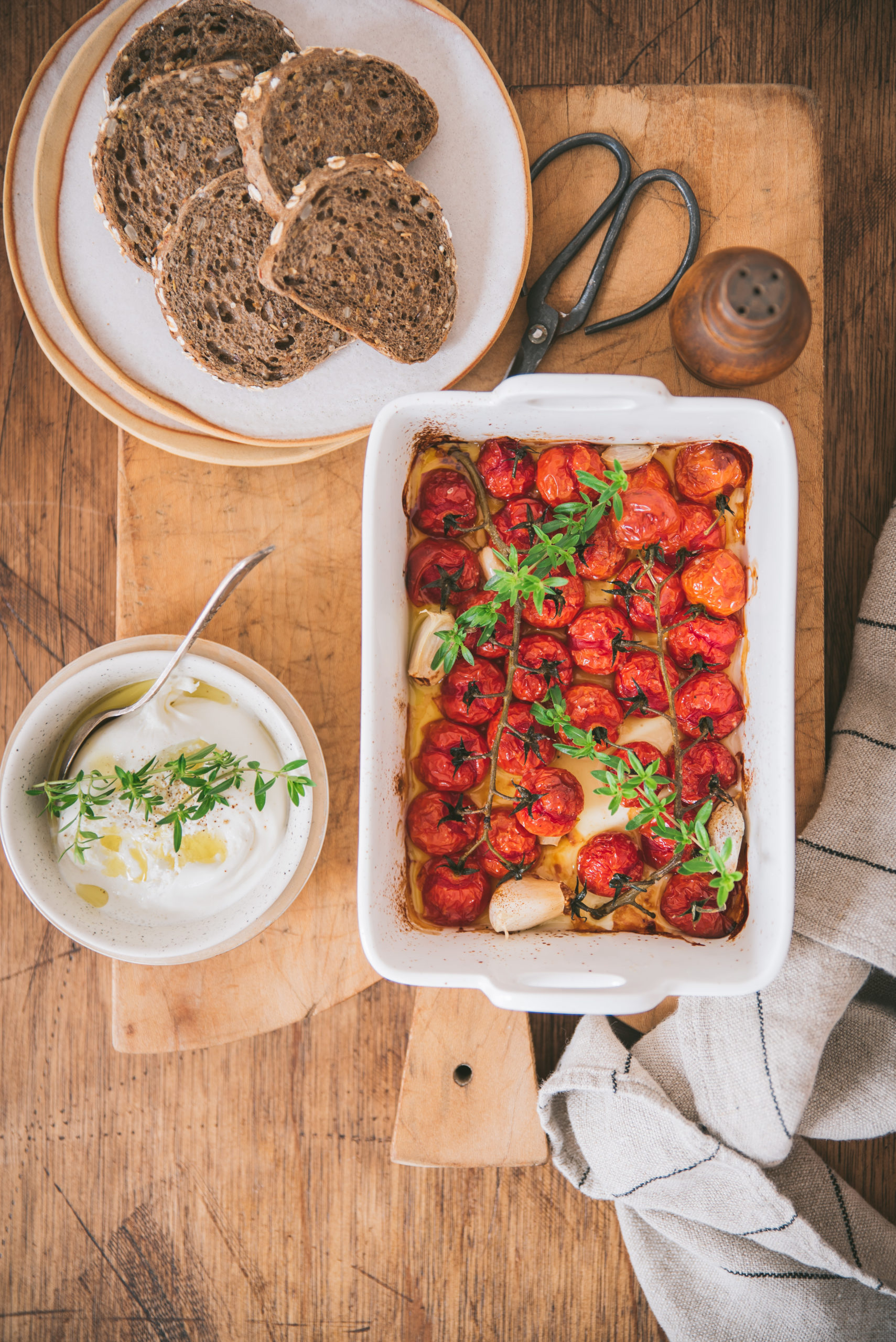 Tomates cerises rôties au four ♥ by Confit Banane ♥