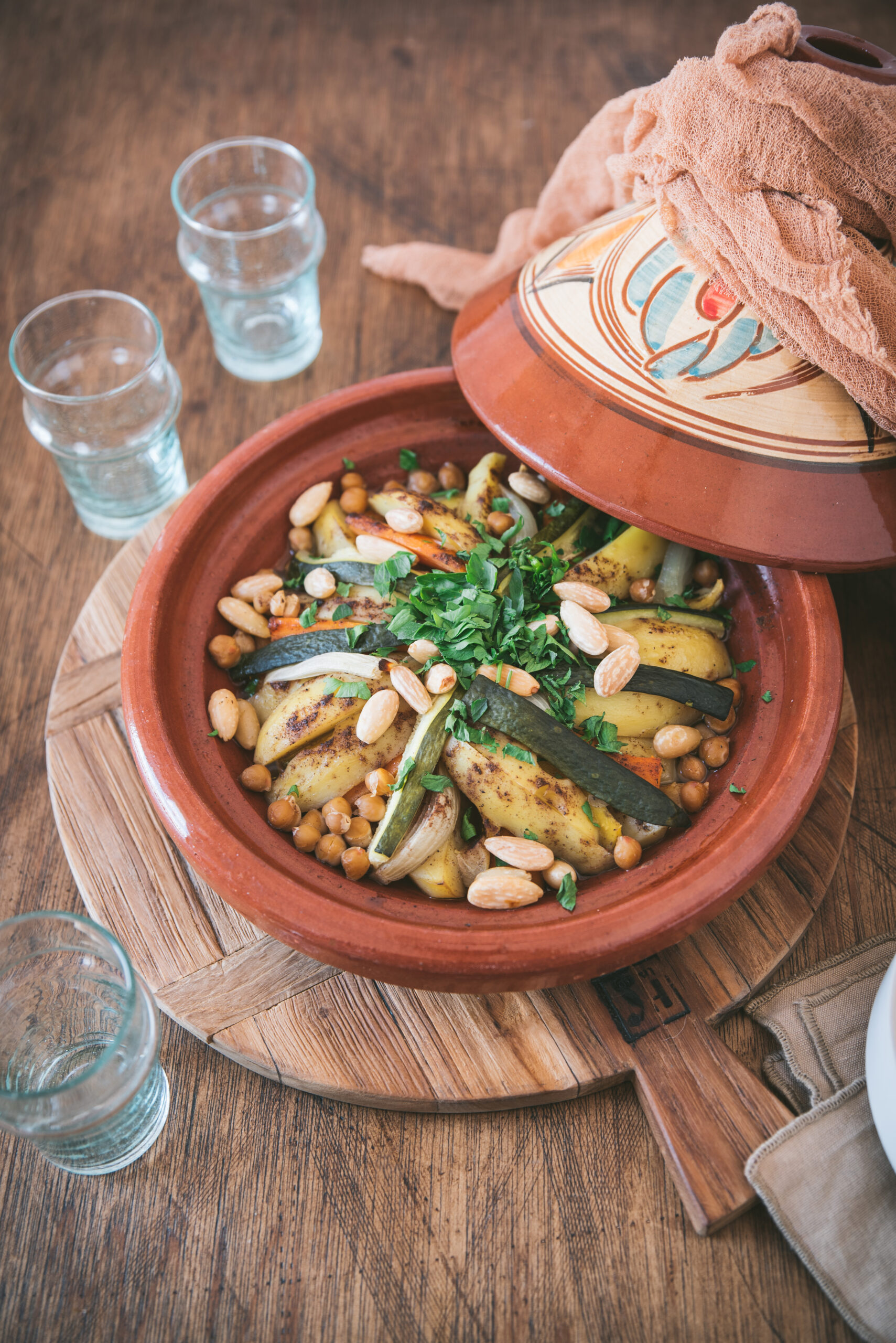 Tajine végétarien aux légumes