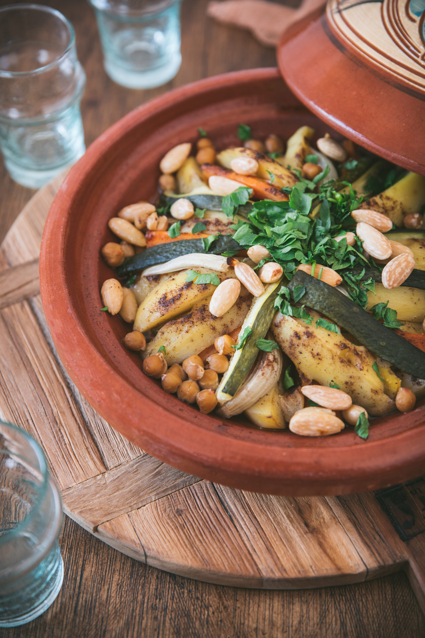 Vegetarian Tagine Recipe with Vegetables