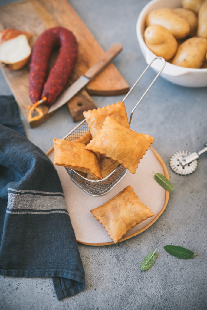 Tourton du Champsaur au chorizo - Recette - Tangerine Zest