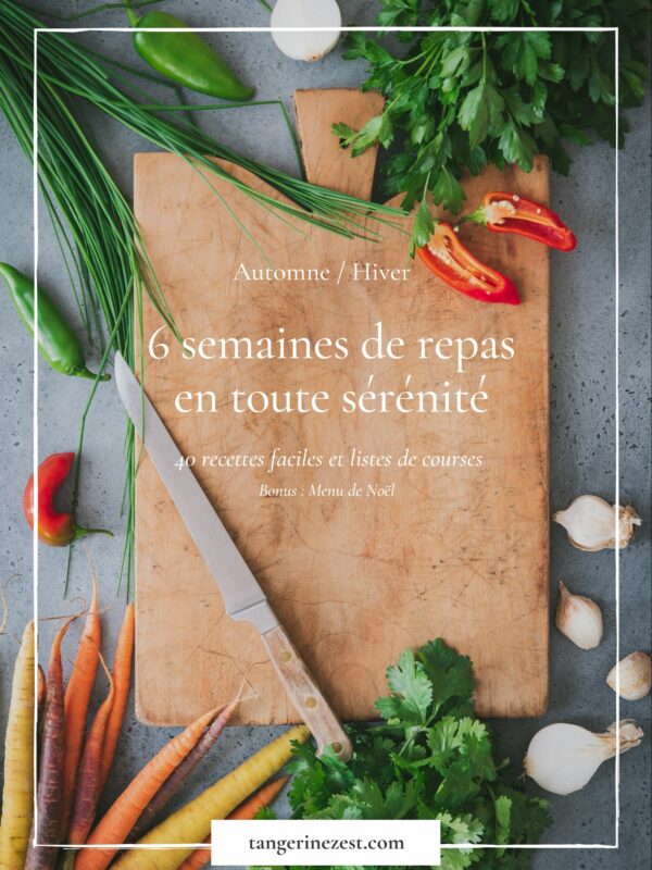 ebook recette automne-hiver tangerine zest